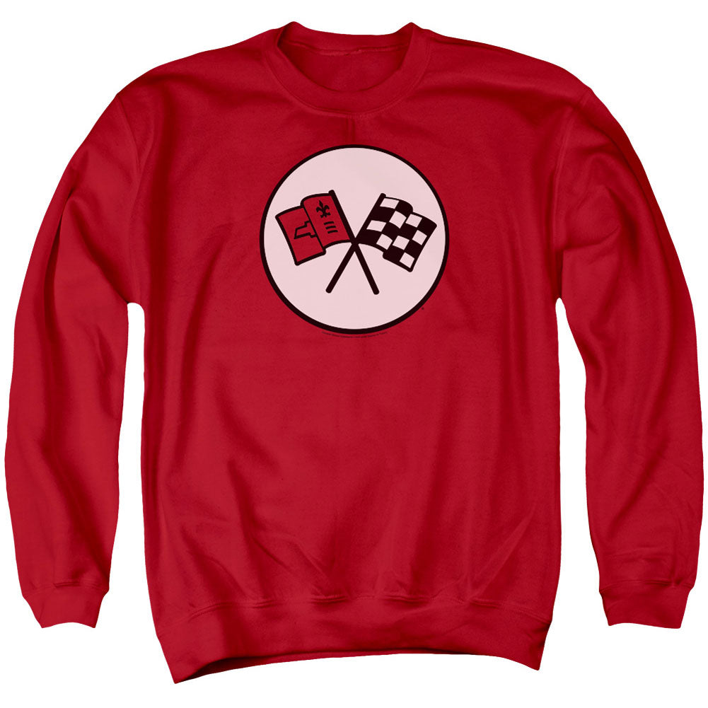 Chevy 2nd Gen Vette Logo Adult Sweatshirt Front