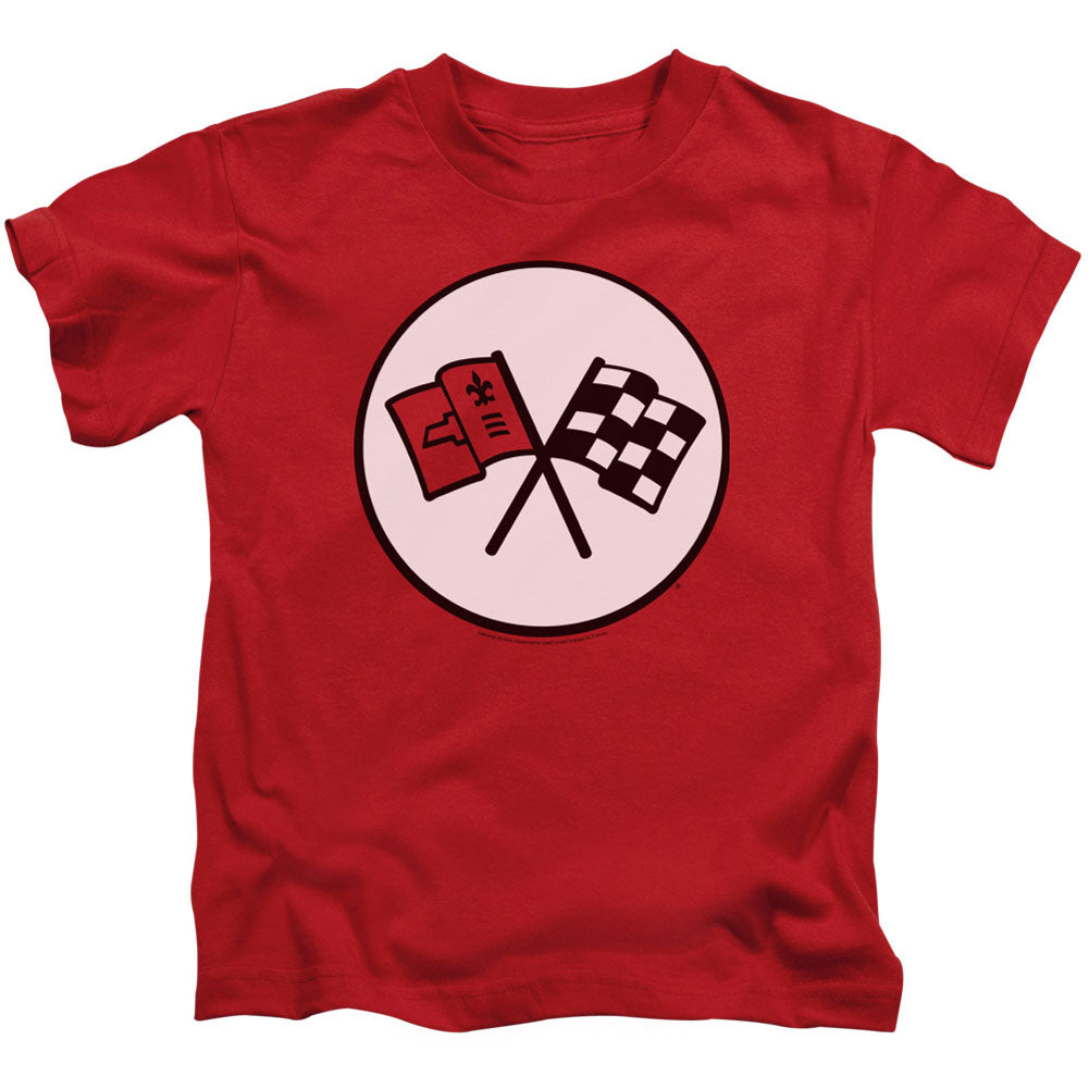 Chevy 2nd Gen Vette Logo Juvenile Childrens T-shirt Front