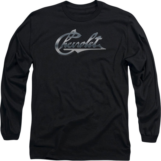 Chrome Vintage Chevy Bowtie Long Sleeve Front