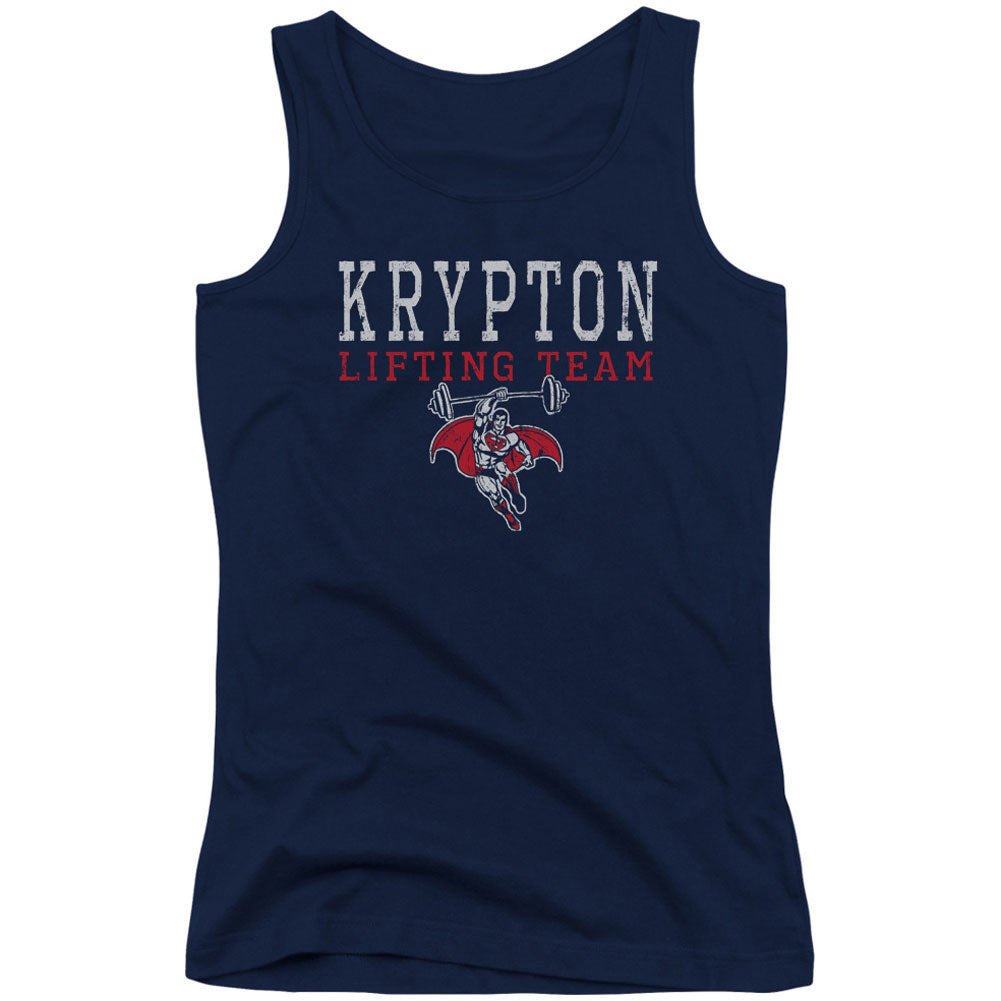 DC Comics Krpton Lifting Junior Top Front