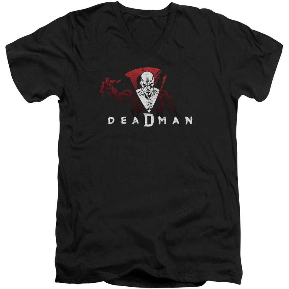 DC Comics Deadman Adult V-Neck Slim Fit T-shirt Front