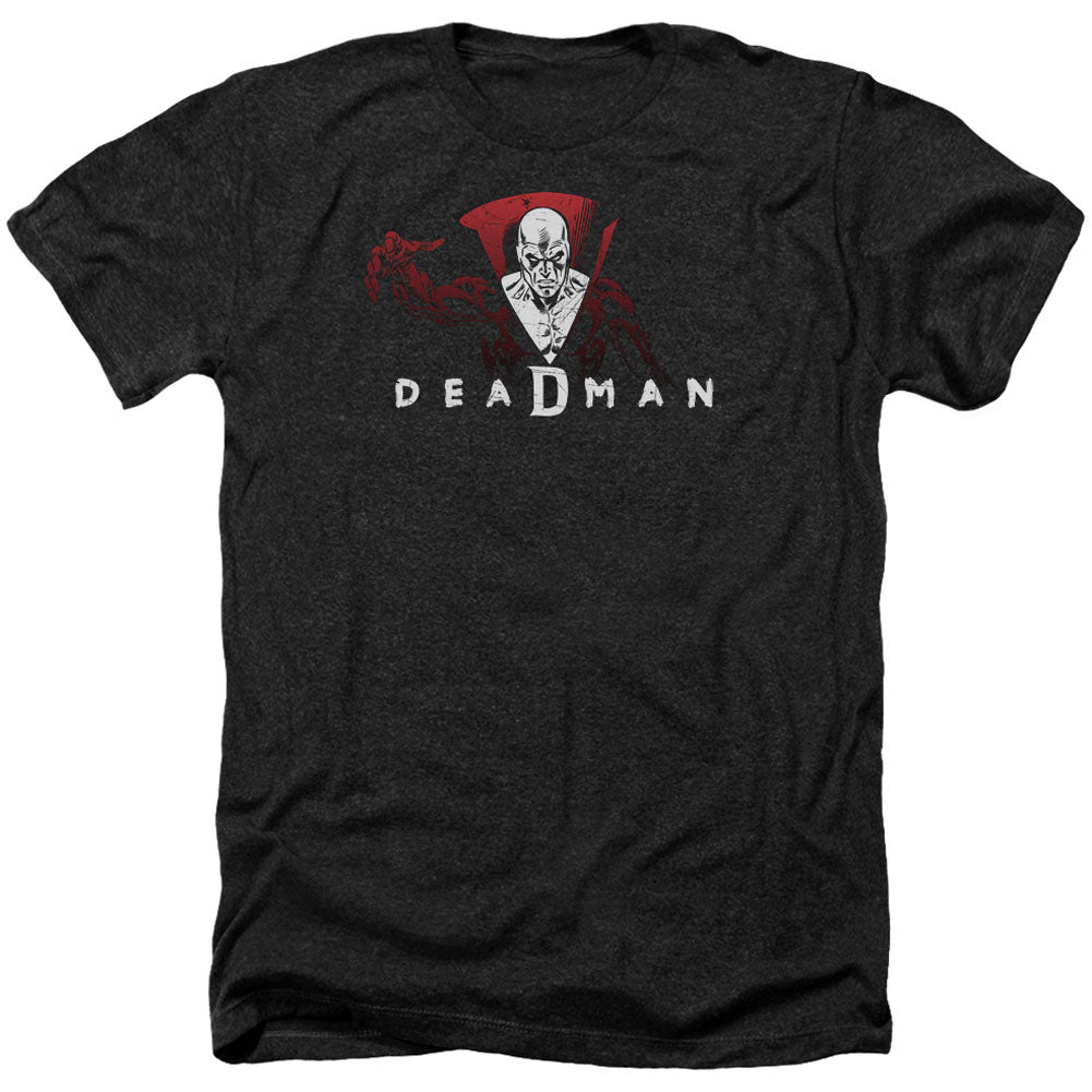 DC Comics Deadman Adult Heather 40% Poly T-shirt Front