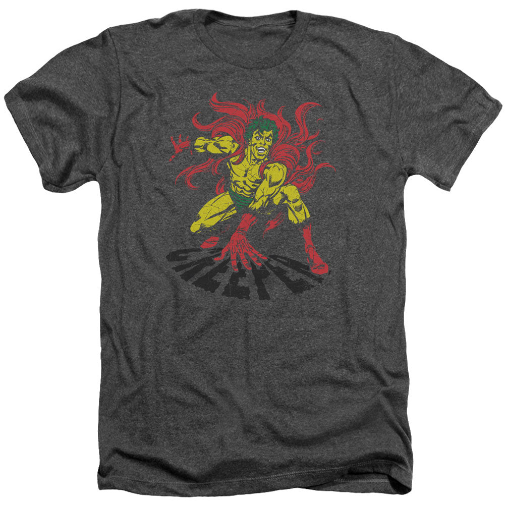 DC Comics Creeper Adult Heather 40% Poly T-shirt Front