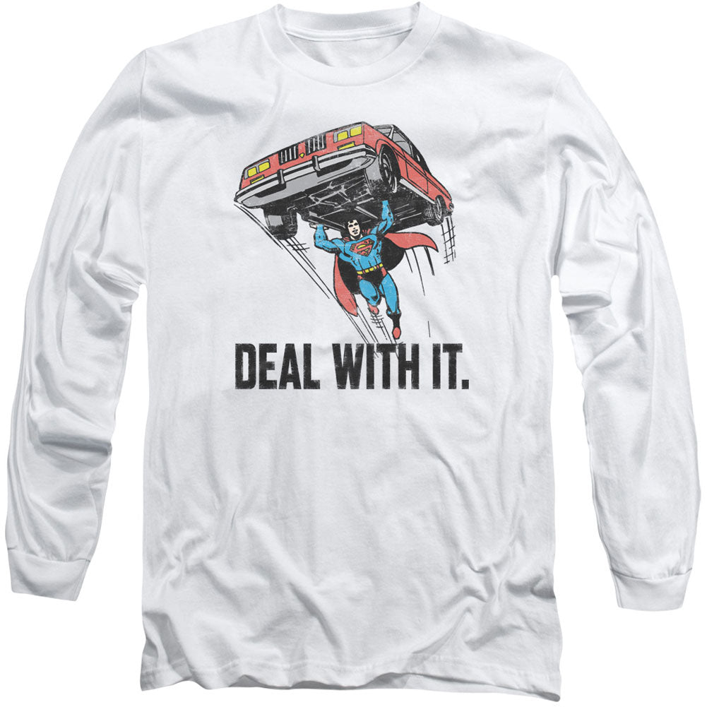 DC Comics Deal With It Long Sleeve Front
