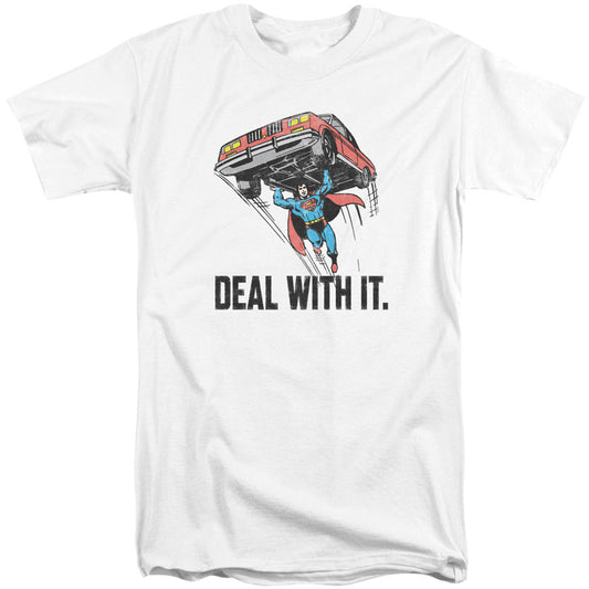 DC Comics Deal With It Adult Tall T-shirt Tall Front
