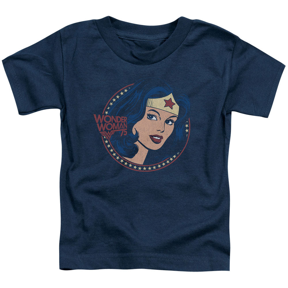 DC Comics Ww75 Starburst Portrait Toddler Childrens T-shirt Front