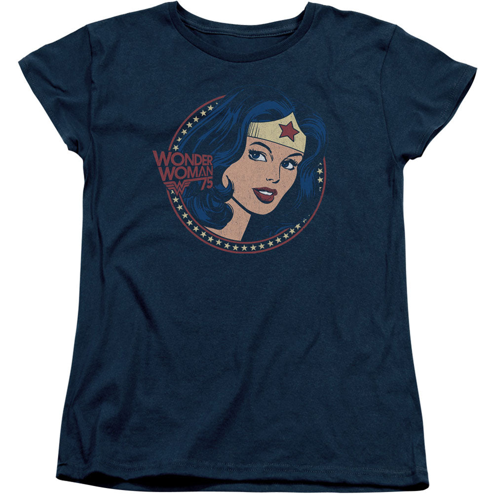 DC Comics Ww75 Starburst Portrait Junior Top Front