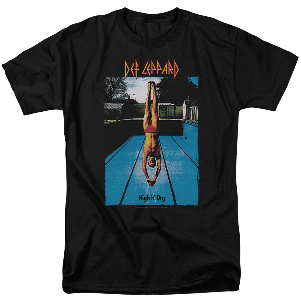 Def Leppard High N Dry Adult T-shirt
