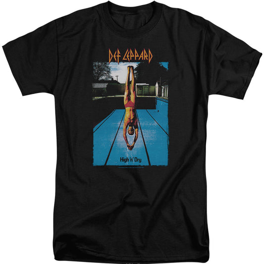 Def Leppard High N Dry Adult Tall T-shirt Tall
