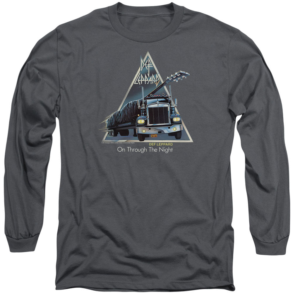 Def Leppard On Through The Night Long Sleeve Front