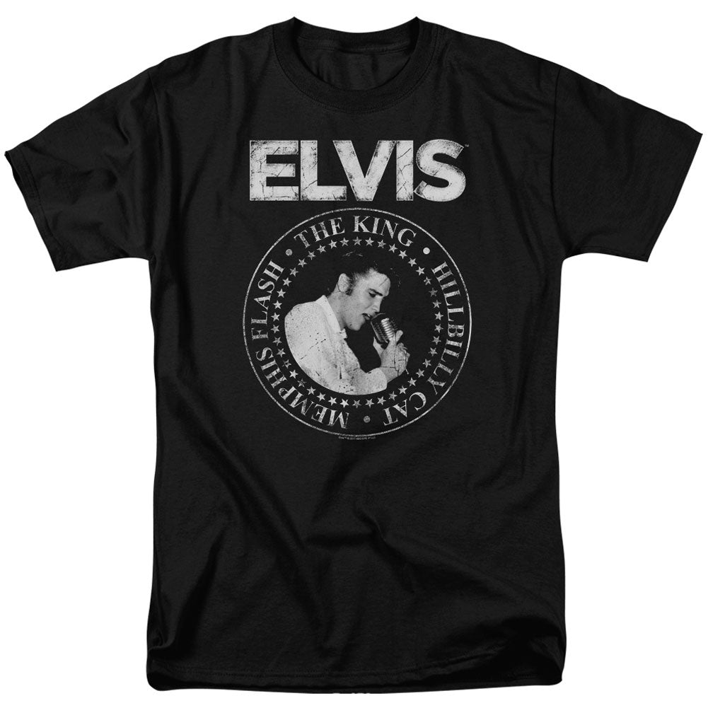 Elvis Presley Elvis Presley Rock King Adult T-shirt