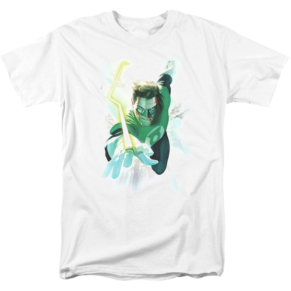 Green Lantern Clouds Adult T-shirt
