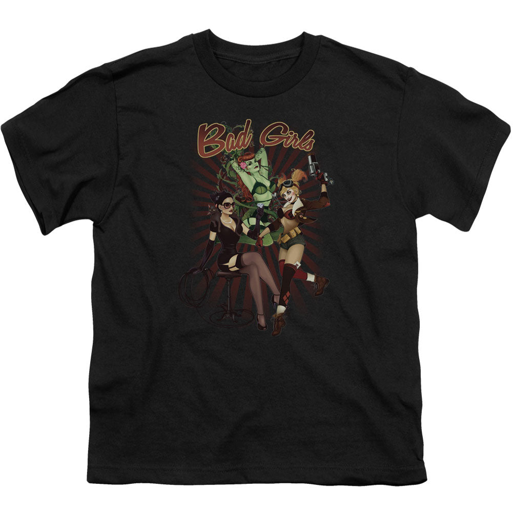 Justice League Of America Bad Girls Youth T-shirt Front