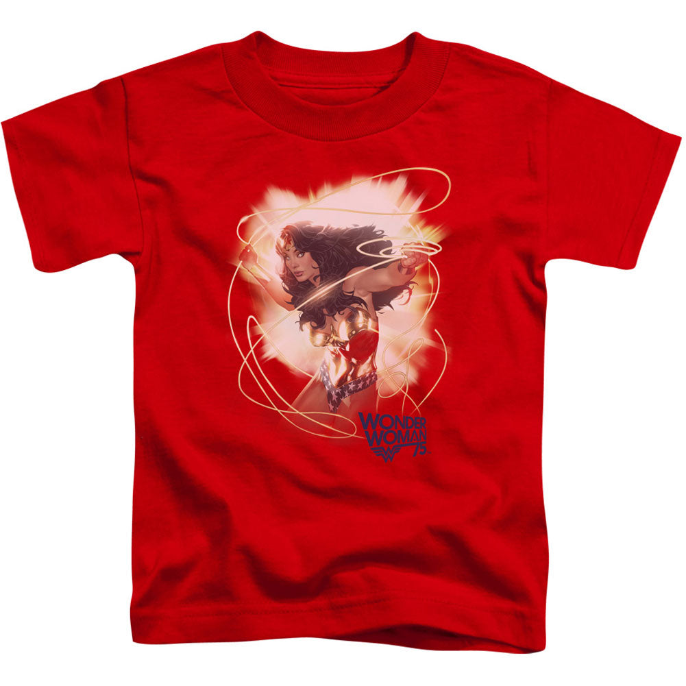 Wonder Woman 75th Burst Toddler Childrens T-shirt