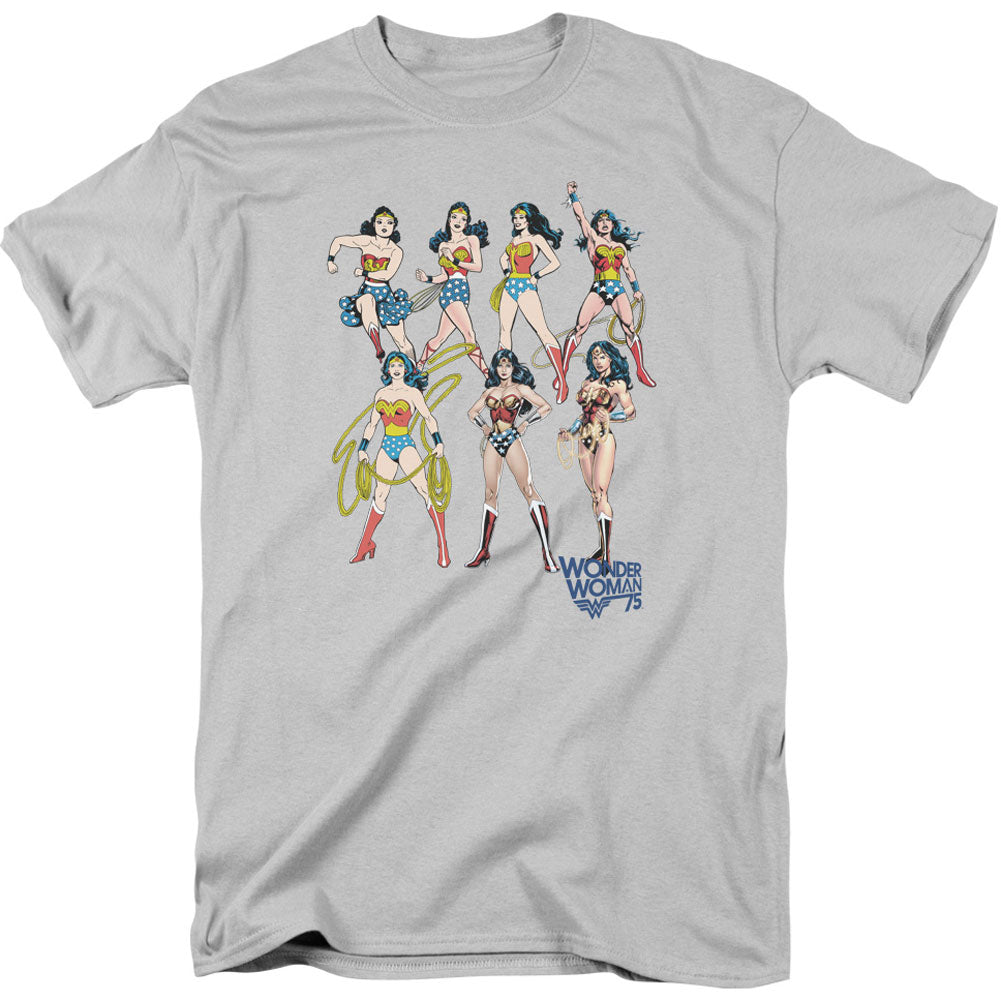 Justice League Of America Decades Later Adult T-shirt Front