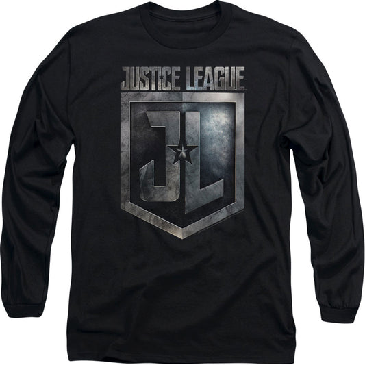 Justice League Shield Logo Long Sleeve Front