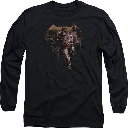 Justice League Caped Crusader Long Sleeve Front