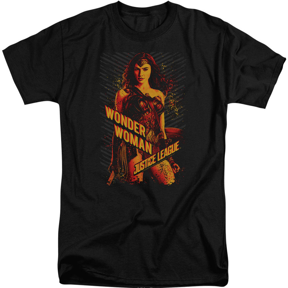 Justice League Wonder Woman Adult Tall T-shirt Tall Front