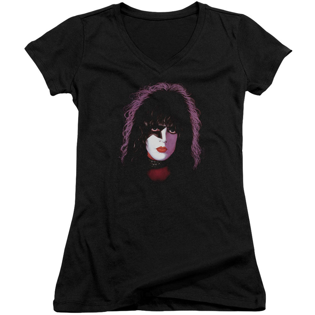 KISS Paul Stanley Cover V-Neck Junior Top Front