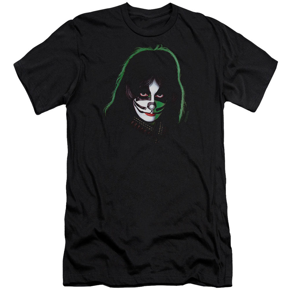KISS Peter Criss Cover Adult Slim Fit Slim Fit T-shirt Front