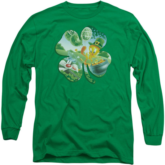 Looney Tunes Tweety Shamrock Long Sleeve Front