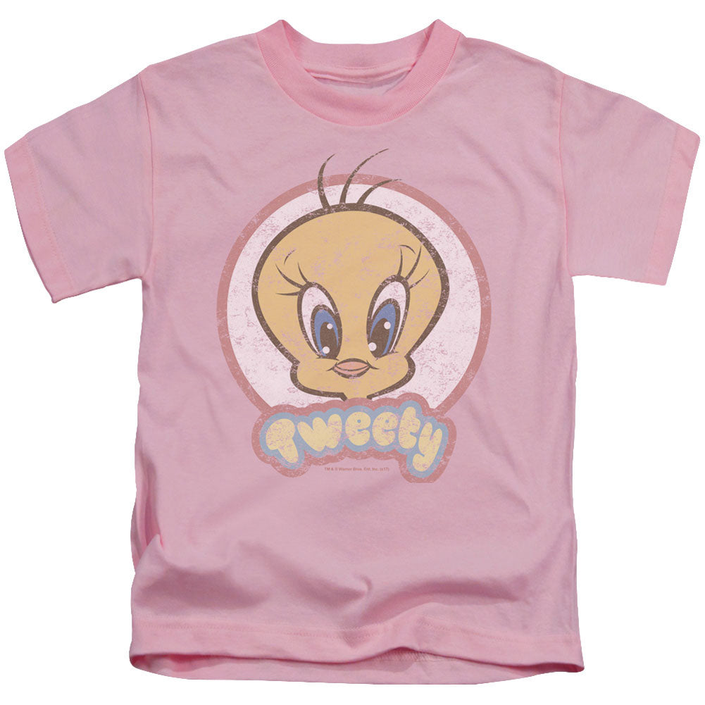 Looney Tunes Retro Tweety Juvenile Childrens T-shirt Front