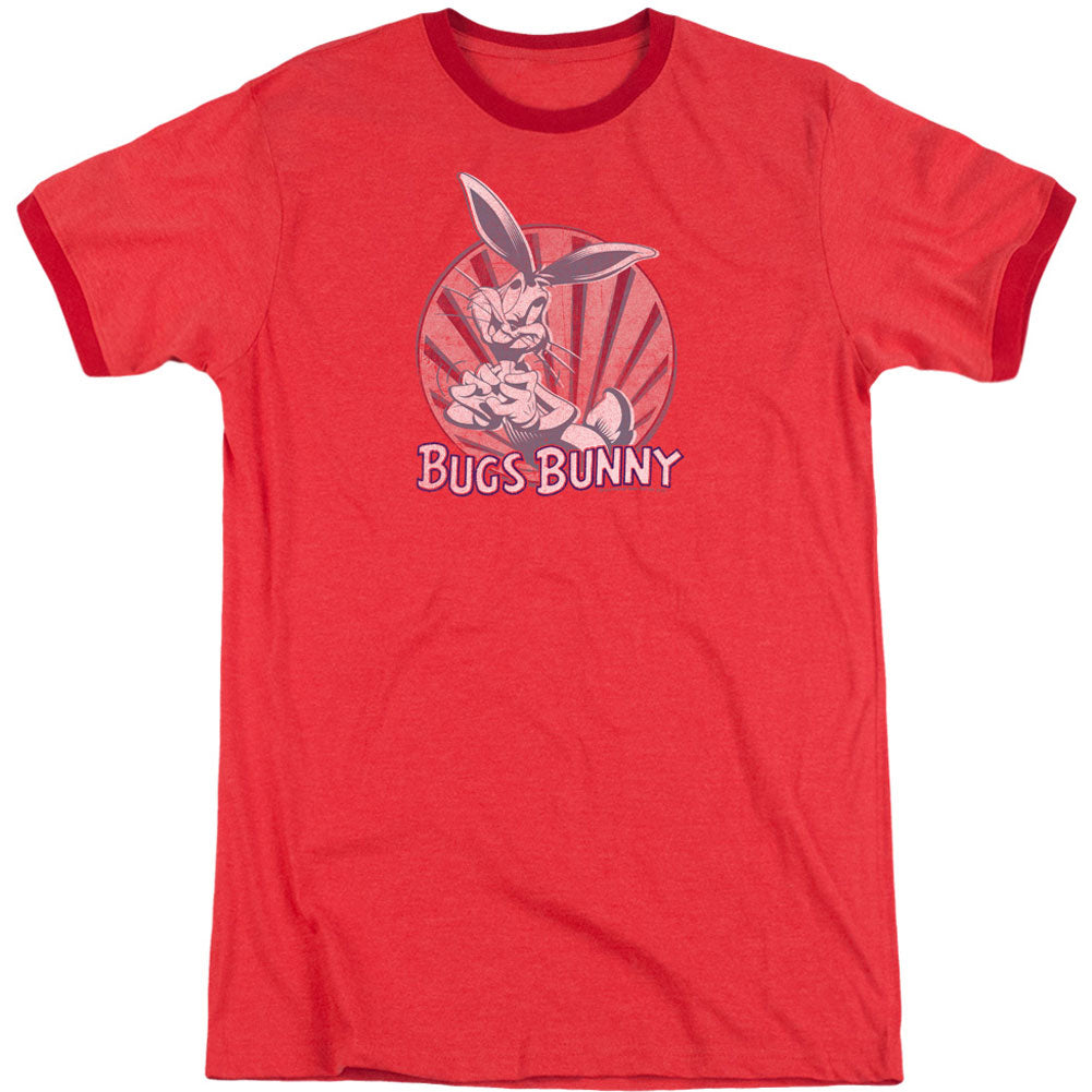 Looney Tunes Wishful Thinking Adult Ringer T-shirt Front