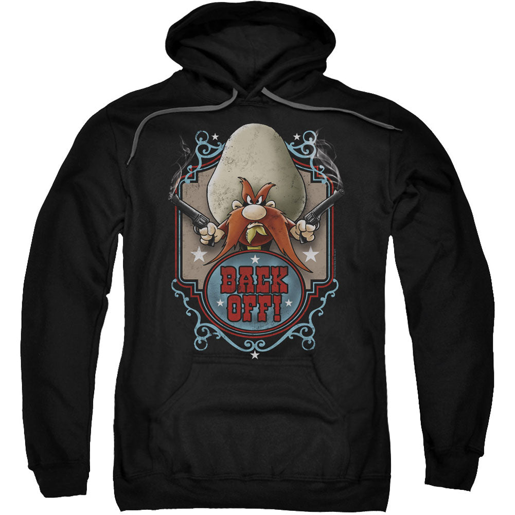 Looney Tunes Back Off Adult 25% Poly Hooded Sweatshirt Front