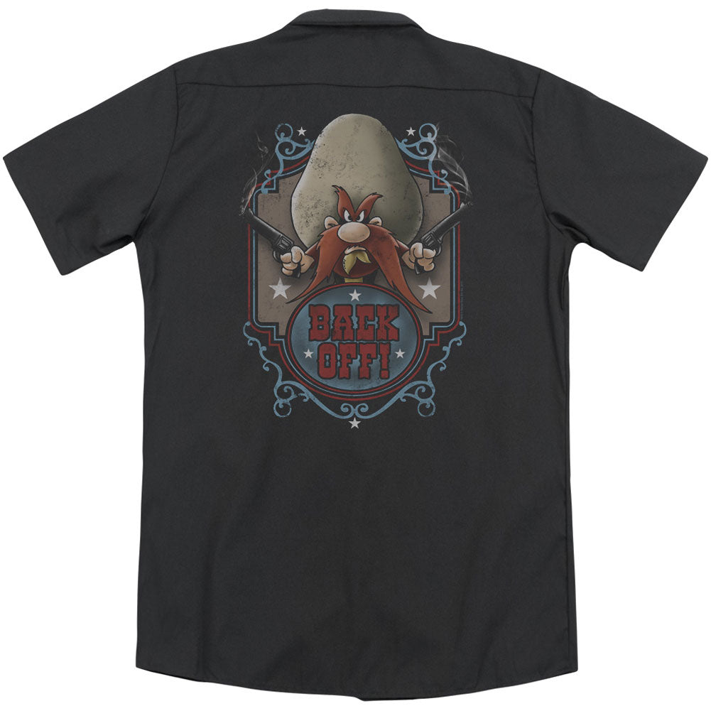 Looney Tunes Back Off (Back Print) Workshirt Back