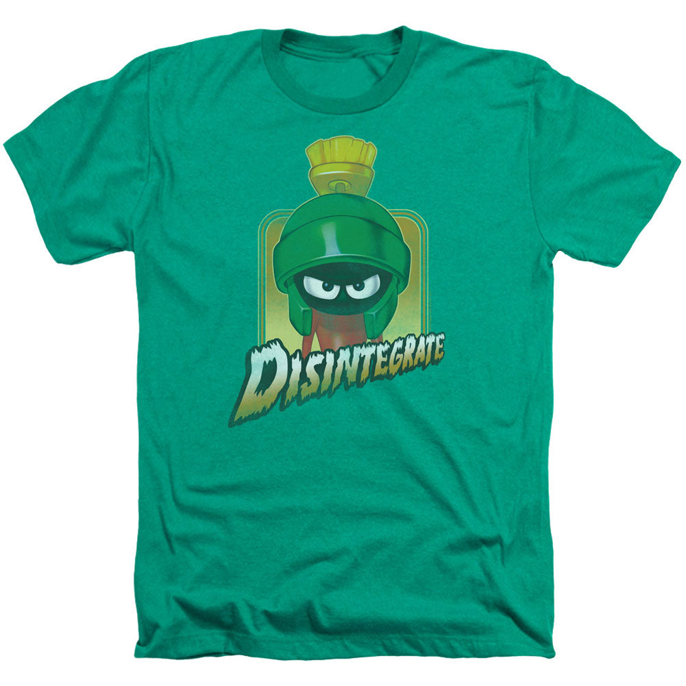 Looney Tunes Disintegrate Adult Heather 40% Poly T-shirt Front