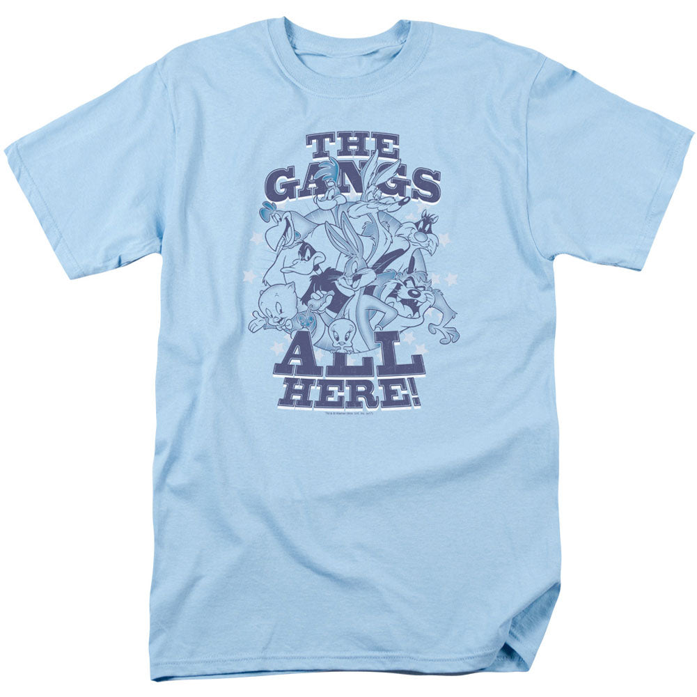 Looney Tunes Blue Gang Adult T-shirt Front