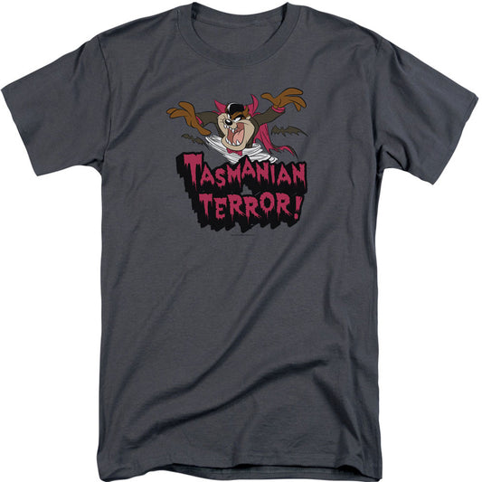 Looney Tunes Taz Terror Adult Tall T-shirt Tall Front