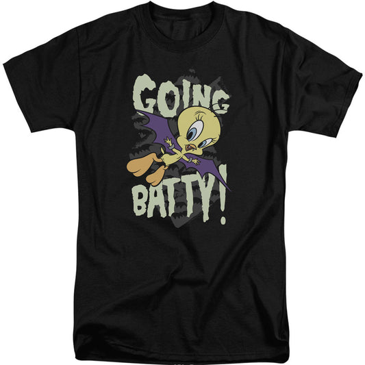 Looney Tunes Going Batty Adult Tall T-shirt Tall Front