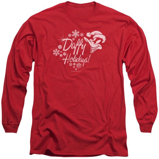 Looney Tunes Daffy Holidays Long Sleeve Front