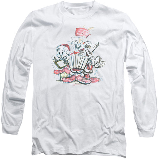 Looney Tunes Holiday Sketch Long Sleeve Front