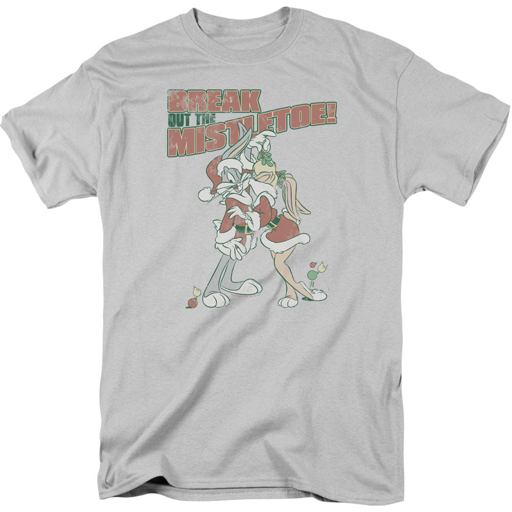 Looney Tunes Mistletoe Adult T-shirt Front