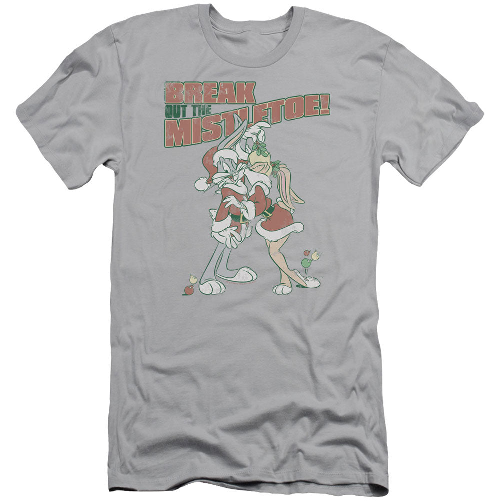 Looney Tunes Mistletoe Adult Slim Fit Slim Fit T-shirt Front