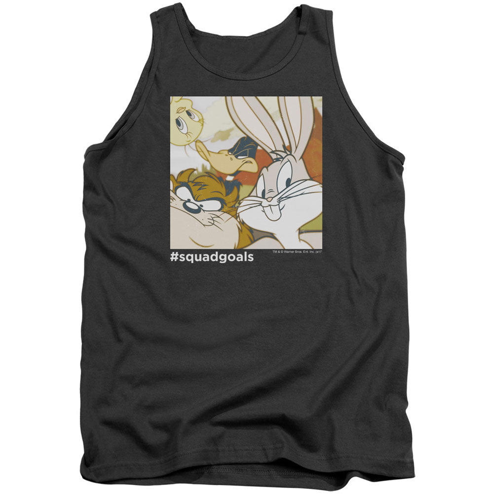 Looney Tunes Squad Goals Mens Tank Front