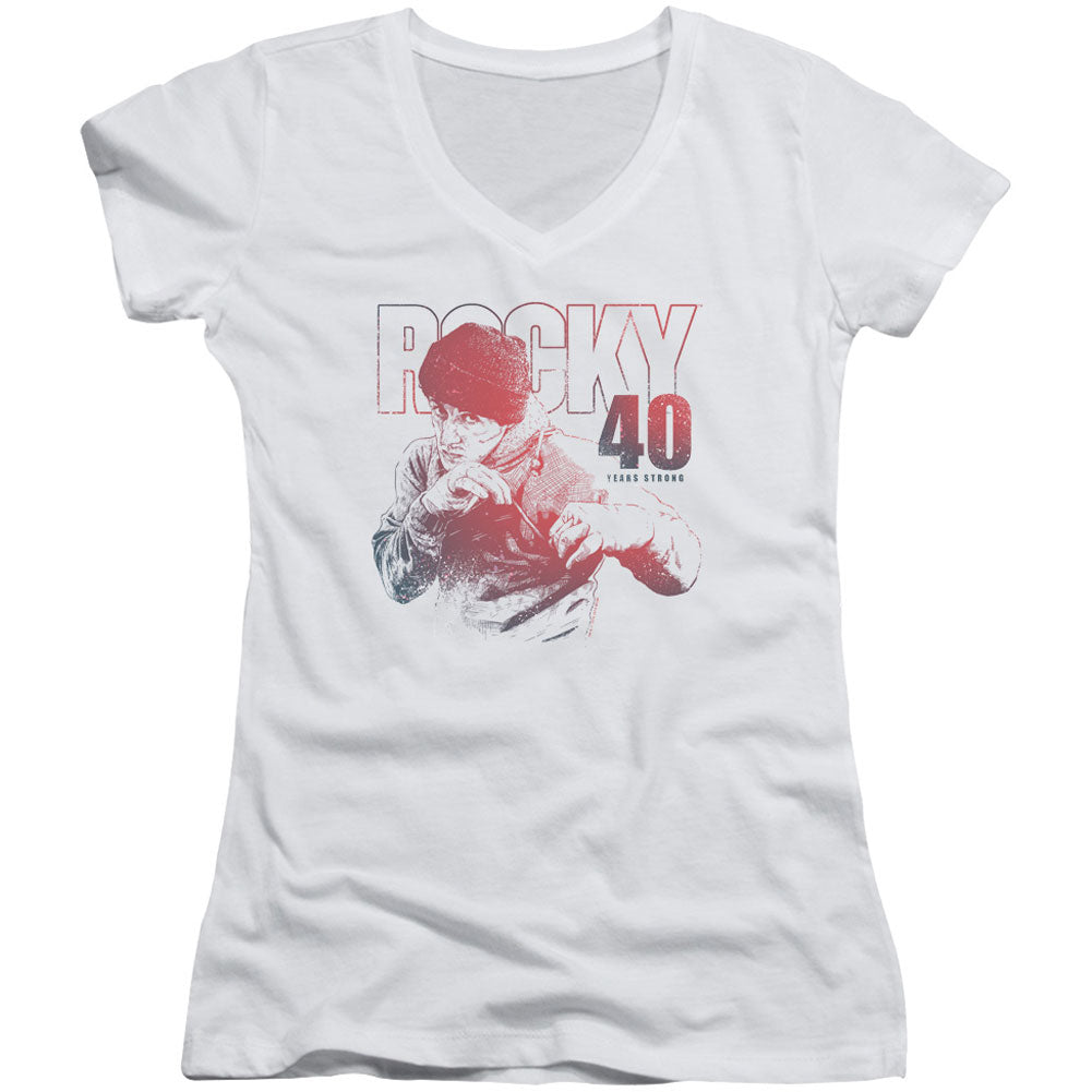 Rocky 40 Years Strong V-Neck Junior Top Front