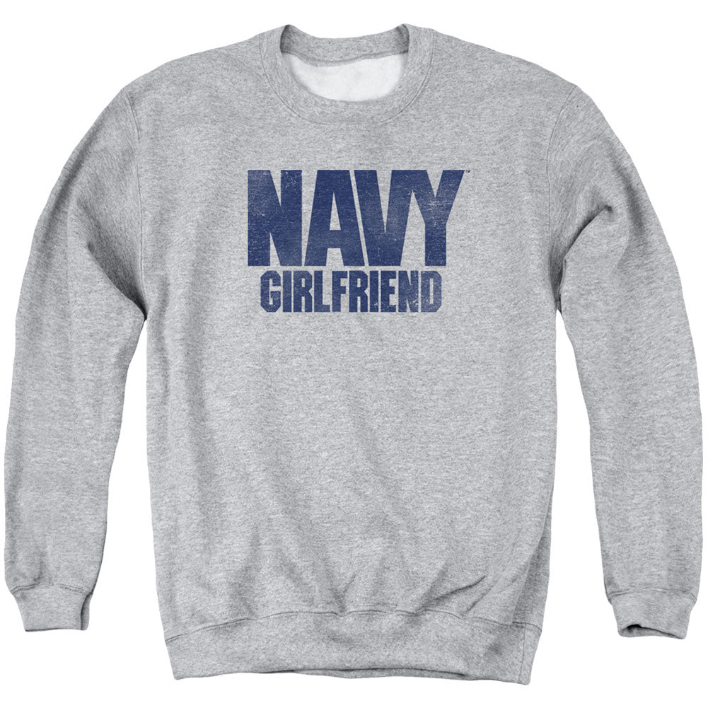 Navy Girlfriend Adult Sweatshirt Front