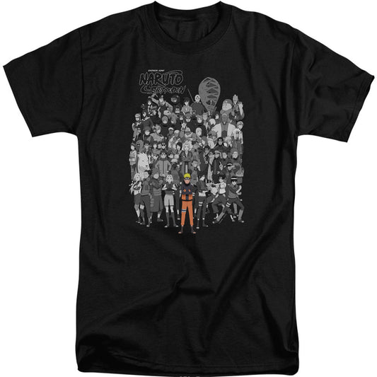 Naruto Characters Adult Tall T-shirt Tall Front