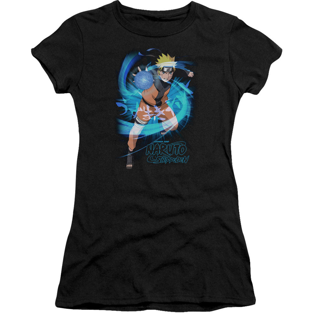 Naruto Energy Blast Cap Sleeve Junior Top Front