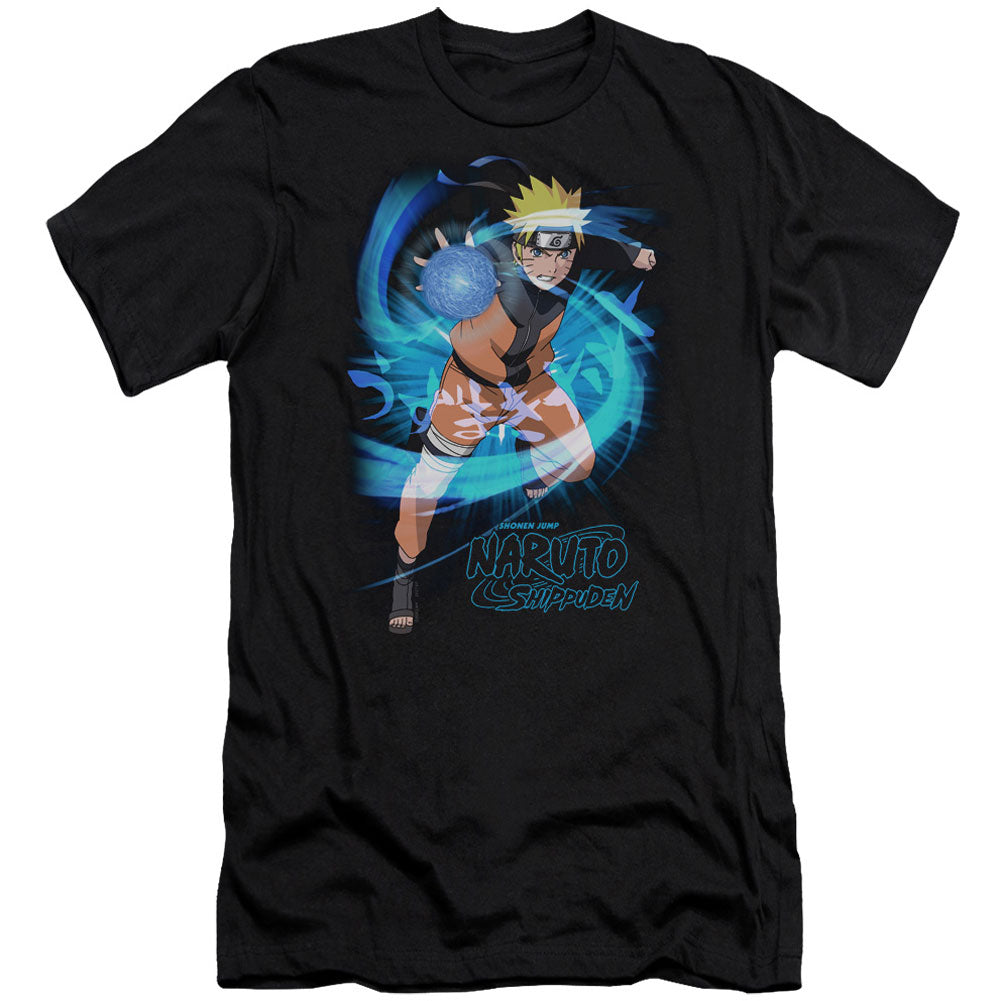 Naruto Energy Blast Adult Slim Fit Slim Fit T-shirt Front