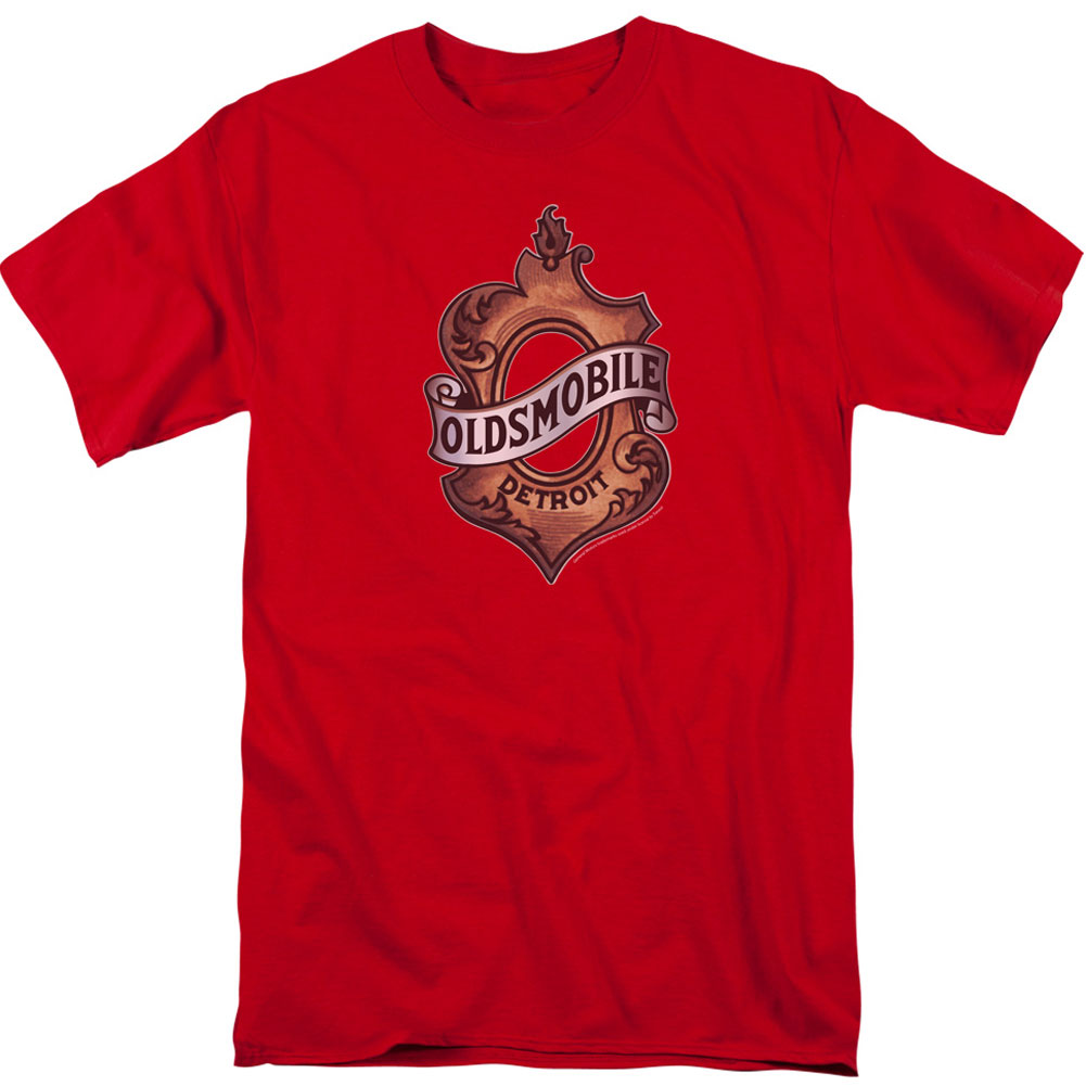Oldsmobile Detroit Emblem Adult T-shirt Front