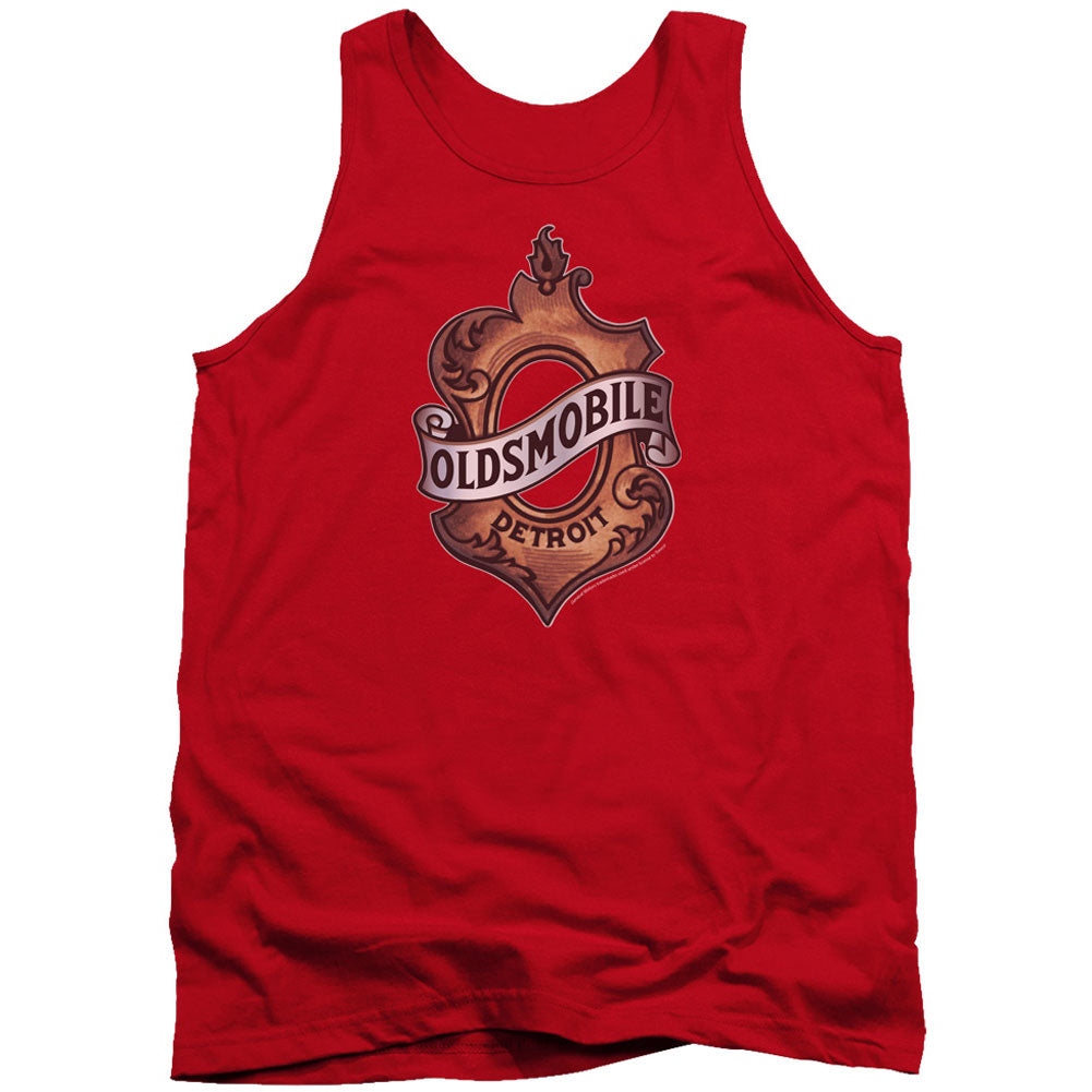 Oldsmobile Detroit Emblem Mens Tank Front