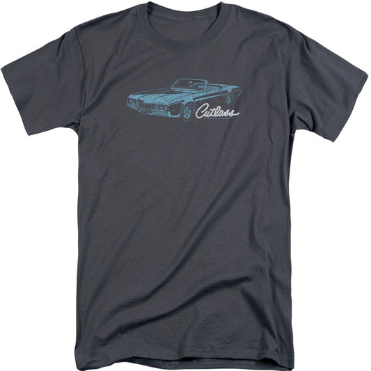 Oldsmobile 68 Cutlass Adult Tall T-shirt Tall Front