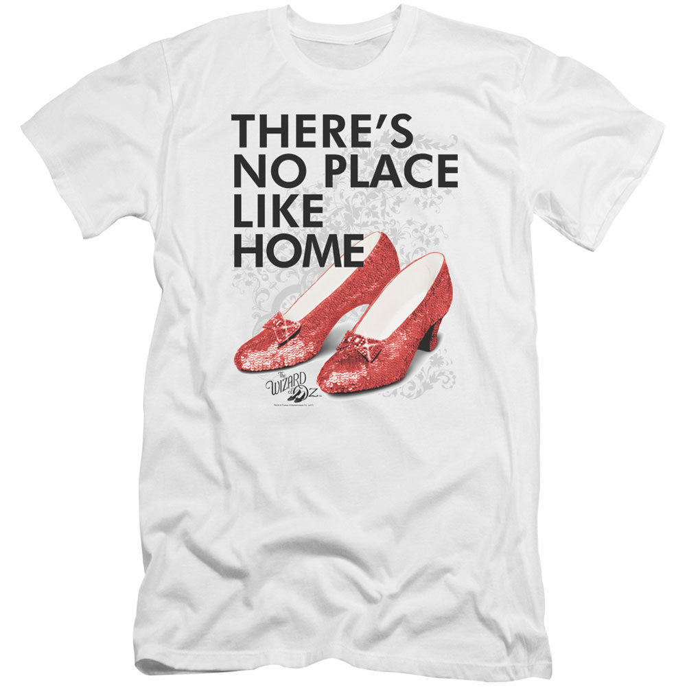Wizard Of Oz No Place Like Home Premium Canvas Brand Slim Fit T-shirt Front