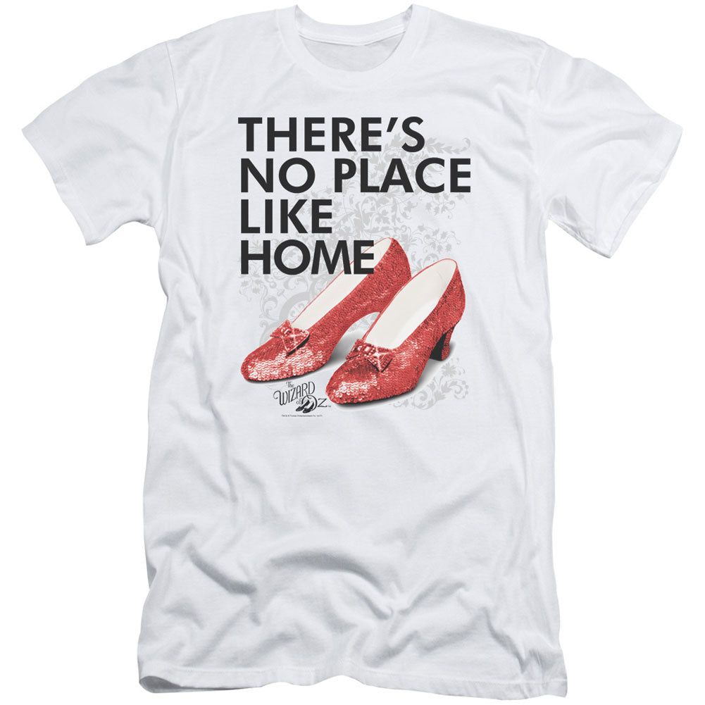 Wizard Of Oz No Place Like Home Adult Slim Fit Slim Fit T-shirt Front