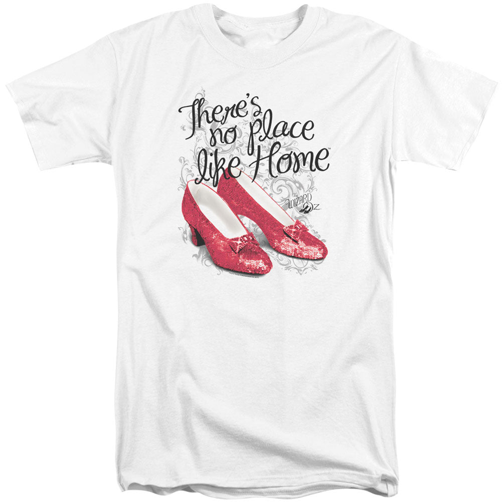 Wizard Of Oz Ruby Slippers Adult Tall T-shirt Tall Front