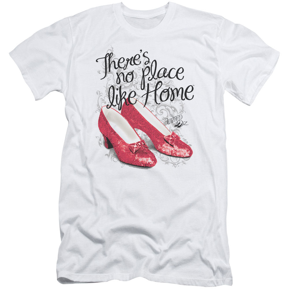 Wizard Of Oz Ruby Slippers Adult Slim Fit Slim Fit T-shirt Front